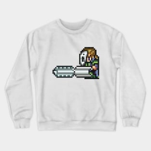 Final Fantasy Edgar The Machinist Chainsaw Crewneck Sweatshirt